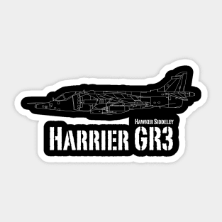 Hawker Harrier GR3 Sticker